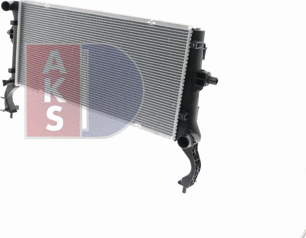 AKS Dasis 560136N - Радіатор, охолодження двигуна autocars.com.ua