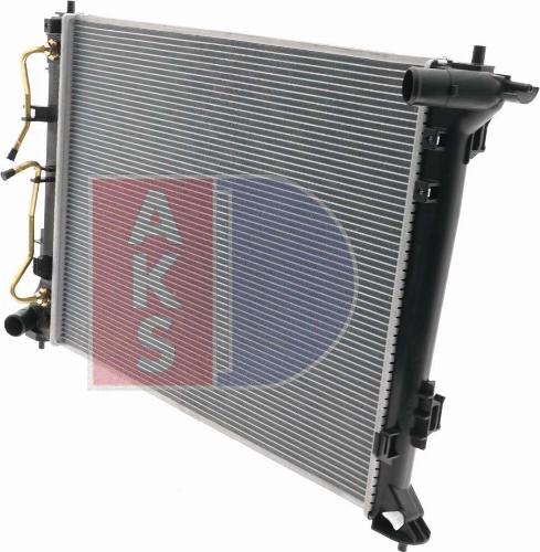AKS Dasis 560158N - Радіатор, охолодження двигуна autocars.com.ua