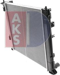 AKS Dasis 560160N - Радіатор, охолодження двигуна autocars.com.ua