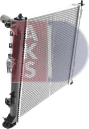AKS Dasis 560160N - Радіатор, охолодження двигуна autocars.com.ua