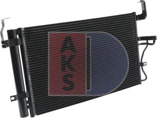 AKS Dasis 562008N - Конденсатор, кондиціонер autocars.com.ua