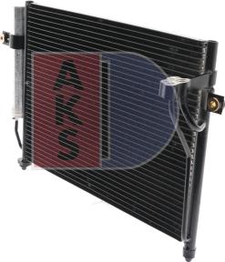 AKS Dasis 562029N - Конденсатор, кондиціонер autocars.com.ua