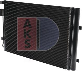 AKS Dasis 562032N - Конденсатор, кондиціонер autocars.com.ua