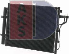 AKS Dasis 562059N - Конденсатор, кондиціонер autocars.com.ua