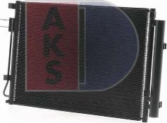 AKS Dasis 562064N - Конденсатор, кондиціонер autocars.com.ua