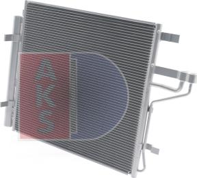 AKS Dasis 562082N - Конденсатор, кондиціонер autocars.com.ua