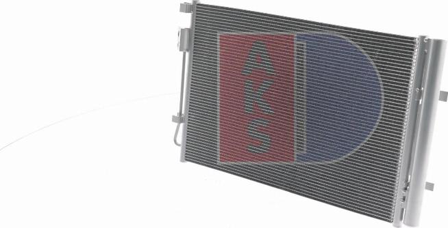 AKS Dasis 562091N - Конденсатор, кондиціонер autocars.com.ua