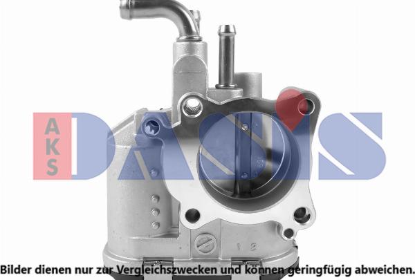 AKS Dasis 567042N - Патрубок дросельної заслінки autocars.com.ua