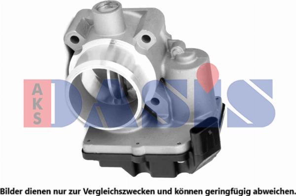 AKS Dasis 567043N - Патрубок дросельної заслінки autocars.com.ua