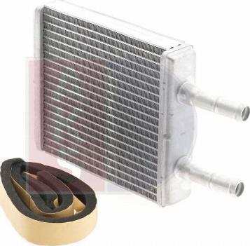 AKS Dasis 569002N - Теплообмінник, опалення салону autocars.com.ua