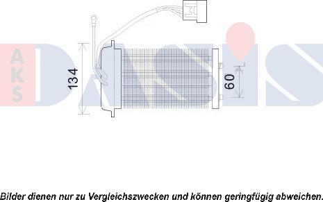 AKS Dasis 569019N - Теплообмінник, опалення салону autocars.com.ua