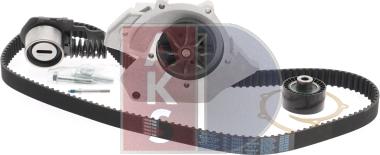 AKS Dasis 570261N - Водяний насос + комплект зубчатого ременя autocars.com.ua