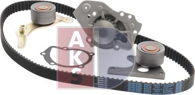 AKS Dasis 570263N - Водяной насос + комплект зубчатого ремня autodnr.net