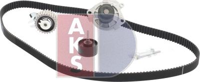 AKS Dasis 570283N - Водяний насос + комплект зубчатого ременя autocars.com.ua