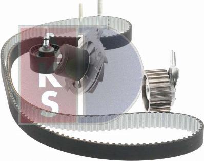 AKS Dasis 570291N - Водяной насос + комплект зубчатого ремня autodnr.net