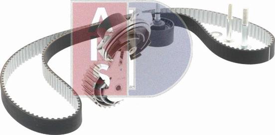 AKS Dasis 570291N - Водяной насос + комплект зубчатого ремня autodnr.net