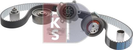 AKS Dasis 570305N - Водяний насос + комплект зубчатого ременя autocars.com.ua