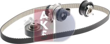 AKS Dasis 570338N - Водяний насос + комплект зубчатого ременя autocars.com.ua