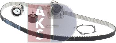 AKS Dasis 570339N - Водяний насос + комплект зубчатого ременя autocars.com.ua