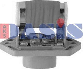 AKS Dasis 740251N - Додатковий резистор, електромотор - вентилятор радіатора autocars.com.ua