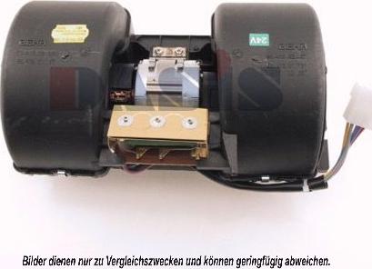 AKS Dasis 740570N - Вентилятор салону autocars.com.ua