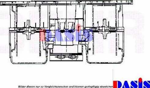 AKS Dasis 740650N - Вентилятор салона autodnr.net