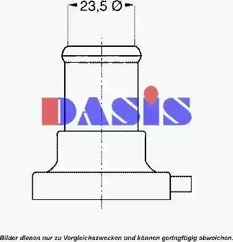 AKS Dasis 751820N - Термостат, охлаждающая жидкость autodnr.net