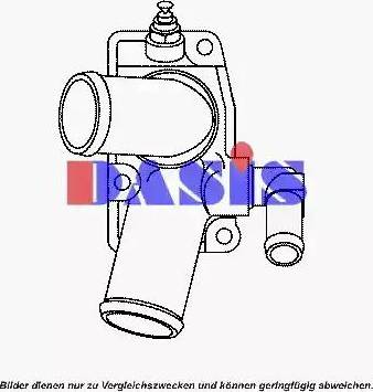 AKS Dasis 751911N - Термостат, охолоджуюча рідина autocars.com.ua