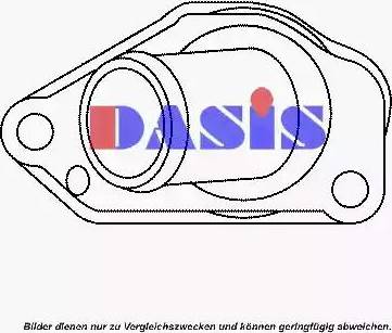 AKS Dasis 751912N - Термостат, охолоджуюча рідина autocars.com.ua