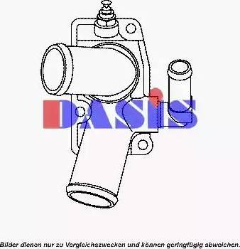 AKS Dasis 751915N - Термостат, охолоджуюча рідина autocars.com.ua