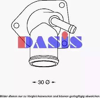 AKS Dasis 751935N - Термостат, охолоджуюча рідина autocars.com.ua