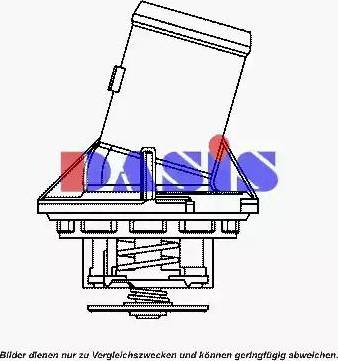 AKS Dasis 751953N - Термостат, охолоджуюча рідина autocars.com.ua