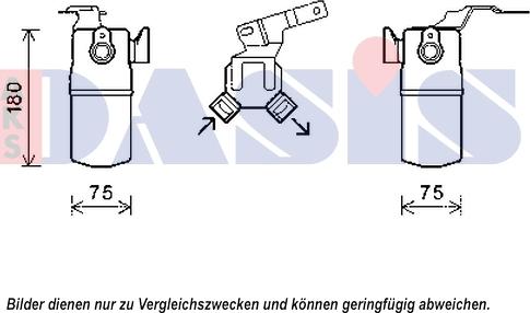 AKS Dasis 800609N - Осушувач, кондиціонер autocars.com.ua