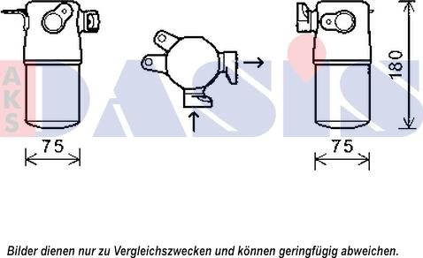 AKS Dasis 800610N - Осушувач, кондиціонер autocars.com.ua