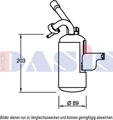 AKS Dasis 800646N - Осушувач, кондиціонер autocars.com.ua