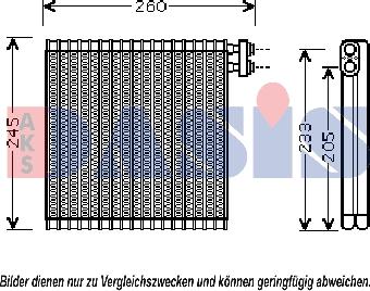 AKS Dasis 820316N - Випарник, кондиціонер autocars.com.ua