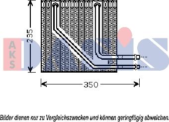 AKS Dasis 820319N - Випарник, кондиціонер autocars.com.ua