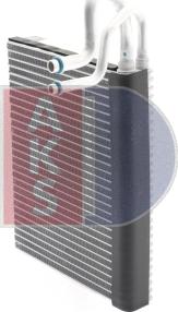 AKS Dasis 820381N - Випарник, кондиціонер autocars.com.ua