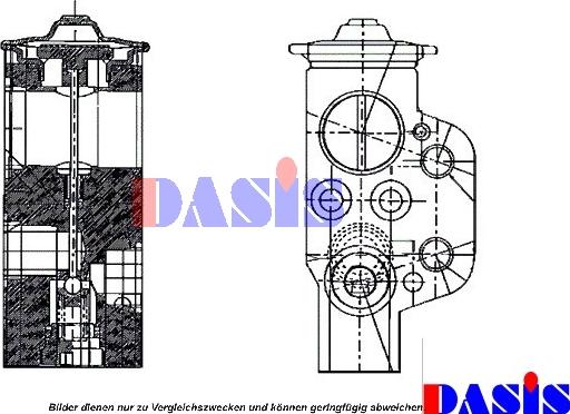 AKS Dasis 840065N - Розширювальний клапан, кондиціонер autocars.com.ua