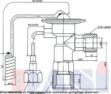 AKS Dasis 840110N - Розширювальний клапан, кондиціонер autocars.com.ua