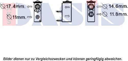 AKS Dasis 840184N - Розширювальний клапан, кондиціонер autocars.com.ua