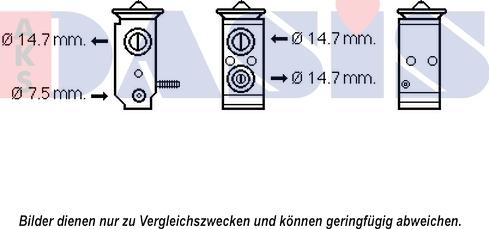 AKS Dasis 840197N - Розширювальний клапан, кондиціонер autocars.com.ua