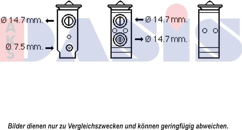 AKS Dasis 840201N - Розширювальний клапан, кондиціонер autocars.com.ua