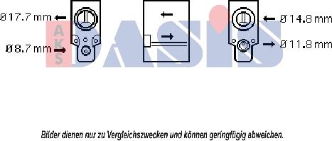 AKS Dasis 840210N - Расширительный клапан, кондиционер autodnr.net