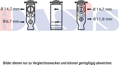 AKS Dasis 840227N - Розширювальний клапан, кондиціонер autocars.com.ua