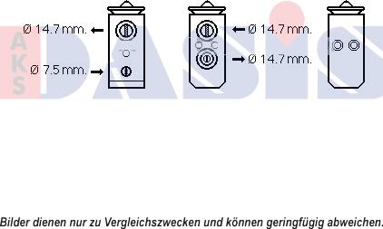 AKS Dasis 840246N - Розширювальний клапан, кондиціонер autocars.com.ua