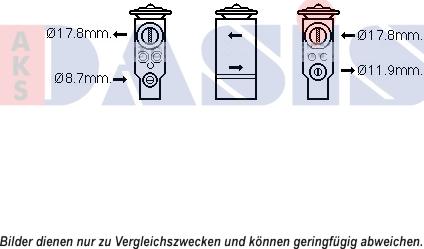 AKS Dasis 840251N - Розширювальний клапан, кондиціонер autocars.com.ua