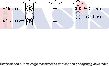 AKS Dasis 840253N - Розширювальний клапан, кондиціонер autocars.com.ua