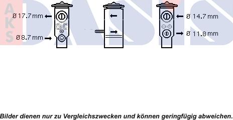 AKS Dasis 840292N - Розширювальний клапан, кондиціонер autocars.com.ua