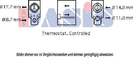 AKS Dasis 840590N - Расширительный клапан, кондиционер autodnr.net